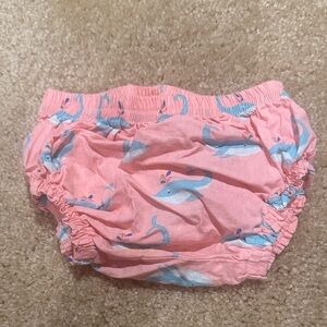 Pottery Barn Kids Pink Whale Swim Diaper Cover